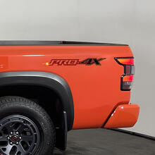 Coppia di Adesivi in Vinile PRO-4X Off-Road per Sponda Cassone per Nissan Frontier e Titan_2