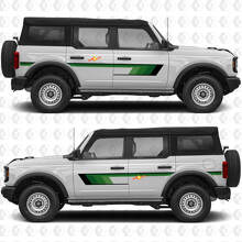 Portiere Laterali Strisce Grafiche Decalcomanie Stickers Retrò Heritage Vintage per Ford Bronco
 3