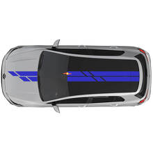 Adesivo Vinile con Strisce Doppie per Cofano e Tetto per Volkswagen Golf GTI_3