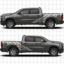 Adesivo in Vinile a Spruzzi di Fango con Lupo per Parafango Dodge Ram 1500_2