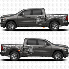 Kit Adesivi Laterali in Vinile Spider e Splash per Dodge Ram 1500_2