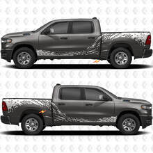 Kit di Adesivi in Vinile con Grafiche Antispruzzo per Sponda Letto Dodge RAM 1500_2