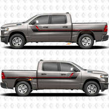 Kit di Adesivi in Vinile con Strisce Laterali in Stile Retrò per Dodge Ram 1500_2