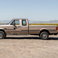 Kit Adesivi Strisce Pin Retro - Set Adesivi in Vinile per Sponda Laterale Grafica Laterale per Ford F250 1992 Super Cab 2