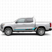 Strisce in Vinile Retro Mountain Wave per Porta e Minigonna per Chevrolet Colorado 3ª Gen 2023-2026_2