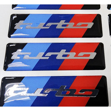 M Turbo Chrome Interior Dashboard domed 3d sticker decals graphic for BMW M 7