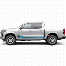 Strisce in Vinile Retro Parallel per Porte e Minigonne per Chevrolet Colorado 3ª Gen 2023-2026_2