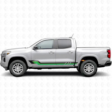 Strisce in Vinile Retro Parallel per Porte e Minigonne per Chevrolet Colorado 3ª Gen 2023-2026_3