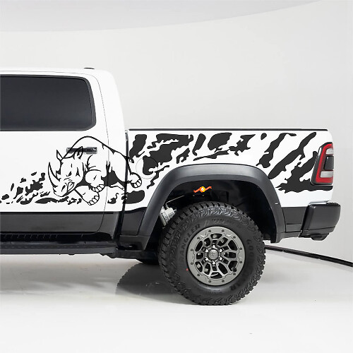 Kit di Adesivi in Vinile Rhino Splash Side per Fiancate Dodge RAM 1500 RHO_1