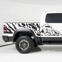 Kit di Adesivi in Vinile Rhino Splash Side per Fiancate Dodge RAM 1500 RHO_2