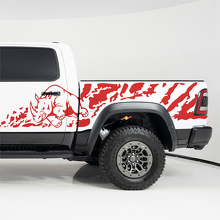 Rhino Splash Side Bedside Stickers Decals Graphics for Dodge RAM 1500 RHO 3