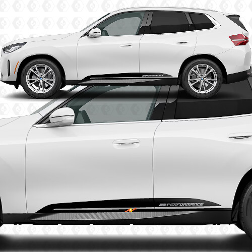 Kit Adesivi Strisce Porta Laterale M Performance per BMW X3 G45 1