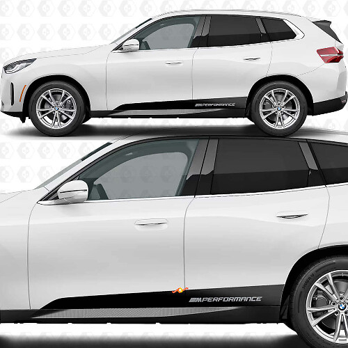 Kit decalstri per modanature laterali M Performance per BMW X3 G45 2 pezzi