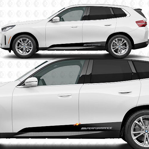 Kit decalcomanie strisce sottoporta laterali M Performance per BMW X3 G45 1
