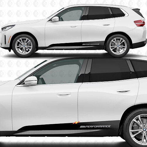 Kit decalcomanie strisce sottoporta laterali M Performance per BMW X3 G45