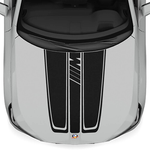 Kit adesivi a strisce in vinile M-Style per cofano BMW X3 G45