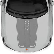 Kit adesivi a strisce in vinile M-Style per cofano BMW X3 G45_2
