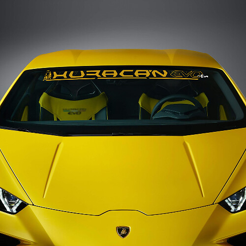 Adesivo in Vinile da Gara per Parabrezza per Lamborghini Huracan Evo 1