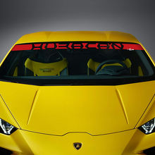 Adesivo Vinilico Striscia Parabrezza per Lamborghini Huracan Evo 3