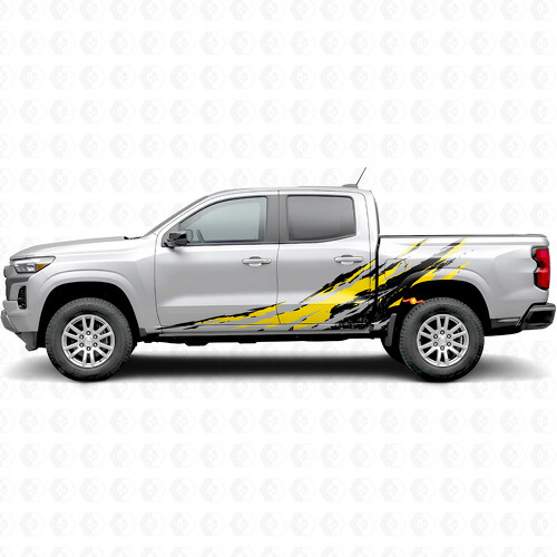 Strisce in Vinile Usurate per Porta Splash e Fiancata per Chevrolet Colorado 3ª Gen 2023-2026