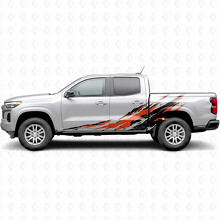 Strisce in Vinile Usurate per Porta Splash e Fiancata per Chevrolet Colorado 3ª Gen 2023-2026_2
