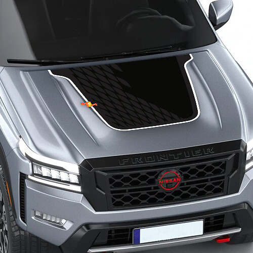 Adesivi in Vinile Opaco per Cofano Grafica per Nissan Frontier Pro 4X
