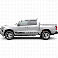 Strisce in Vinile Personalizzate per Telaio Porta & Pannello Soglia per Chevrolet Colorado 3ª Gen 2023-2026_2