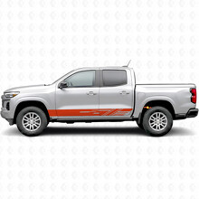 Strisce Diagonali in Vinile per Porta e Pannello Sottoporta per Chevrolet Colorado 3ª Gen 2023-2026_4