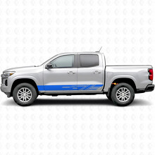 Strisce Diagonali in Vinile per Porta e Pannello Sottoporta per Chevrolet Colorado 3ª Gen 2023-2026_5