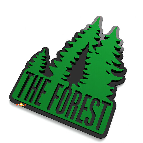 Stemmi Paraurti Forest Emblema Portellone Stemmi 3D 1