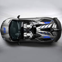 63 SVJ Adesivo Decorativo Cofano Laterale Lamborghini Aventador SVJ 2