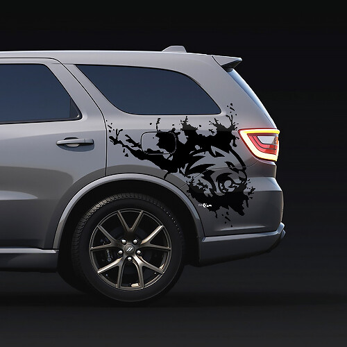Adesivi in vinile Wildcat Splash posteriori laterali per Dodge Durango