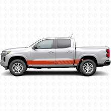 Strisce Viniliche a Fessura Sfalsata per Porta e Soglia per Chevrolet Colorado 3ª Gen 2023-2026_4