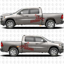 Adesivi Vinile Decalcomanie Grafiche Portiere Laterali Awesome Wolf 2