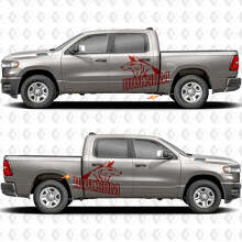 Adesivi Vinile per Porte Laterali Awesome Wolf Decalcomanie Grafiche 2 3