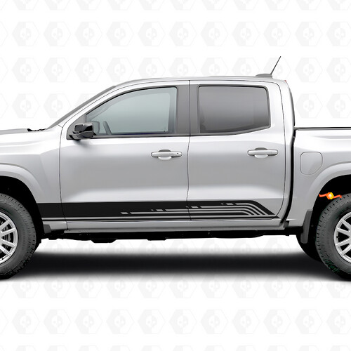 Strisce in Vinile Contorno Parallelo per Porta e Modanatura Laterale per Chevrolet Colorado 3ª Gen 2023-2026
