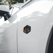 Stemma Teschio in Esagono parafango Emblema Portellone Stemma 3D 2