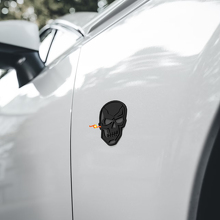 Distintivi parafango Skull Terminator Emblema portellone Distintivo 3D 4