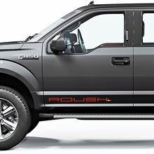 Adesivi Laterali in Vinile Stile Roush per Musclecar truck_2