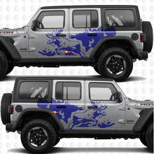 Adesivo in vinile Moose Splash Run per porte laterali adatto a Jeep Wrangler 3