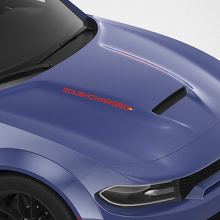Adesivi Personalizzati per Cofano RoushCharged per Dodge Charger 3