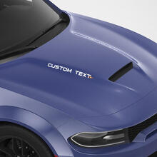 Adesivi Personalizzati per Cofano Stile Roushcharged per Dodge Charger_5