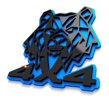 Distintivi Parafanghi 4x4 Beer Emblema Porta Bagagli Distintivo 3D 5