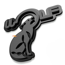 Distintivi Passaruota Wolf Emblema Portellone Distintivo 3D 2