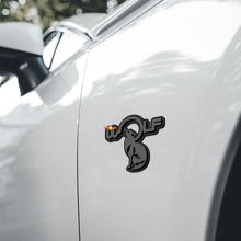 Distintivi Passaruota Wolf Emblema Portellone Distintivo 3D 4