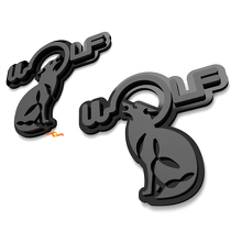 Distintivi Passaruota Wolf Emblema Portellone Distintivo 3D 5