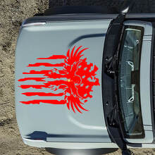 Adesivi Decalcomanie Cofano Bandiera Americana Aquila Calva per Ford Bronco 2