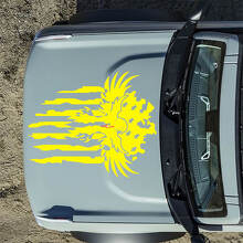 Adesivi Decalcomanie Cofano Bandiera Americana Aquila Calva per Ford Bronco 3