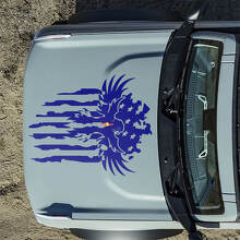 Adesivi Decalcomanie Cofano Bandiera Americana Aquila Calva per Ford Bronco 6