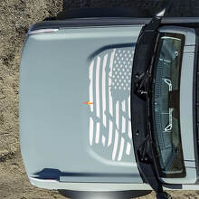 Adesivi Decals Bandiera Americana US Distrutta per Cofano Ford Bronco 4